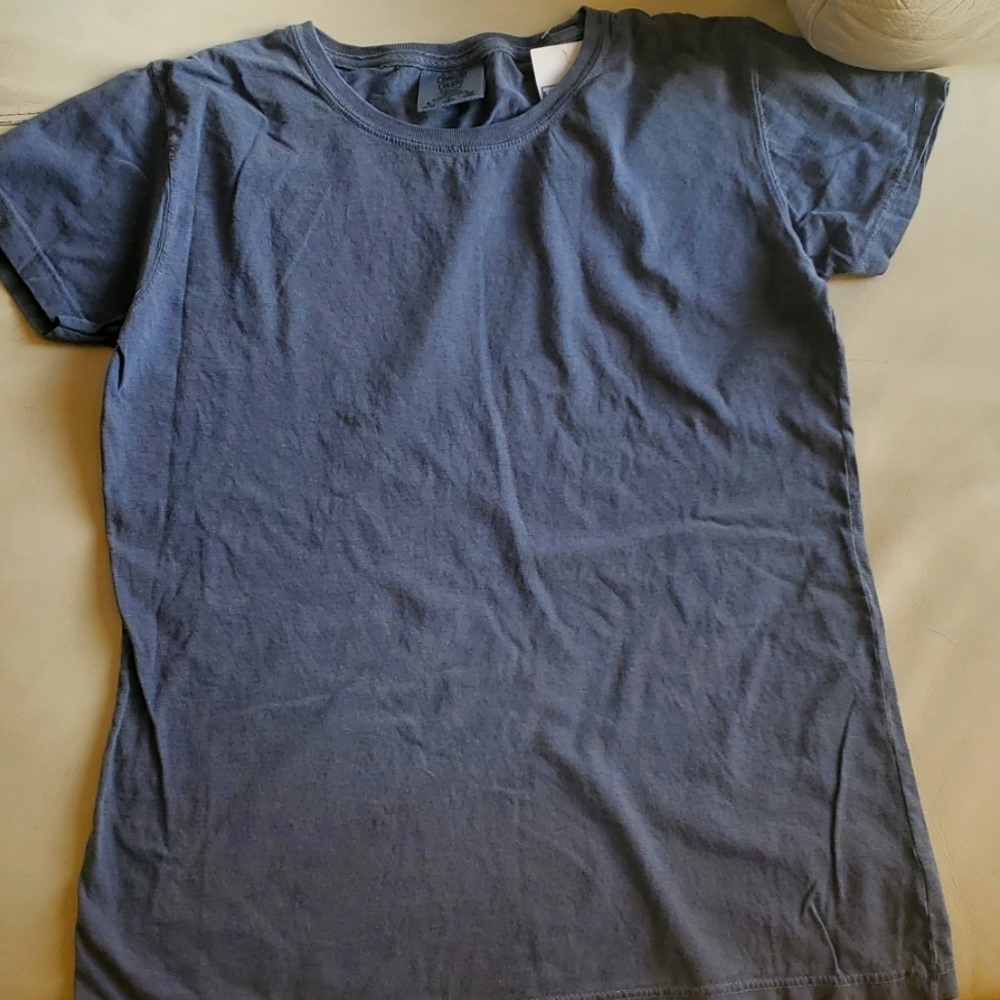 Comfort Colors Grey Gray Crew Neck T Shirt